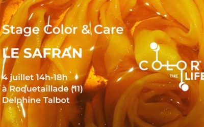 Stage “Color and Care” : Le safran, l’or rouge pour du jaune solaire, tarif abonné(e) COLOR THE LIFE